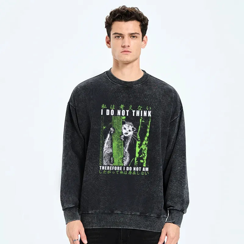 Kyoto-Lion Stupid Possum Japan Washed Sweatshirt