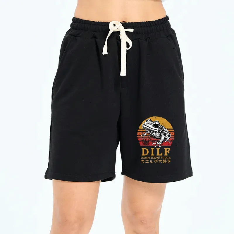 Kyoto Lion Funny Frog Shorts on Sale