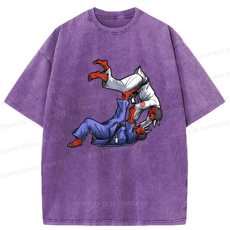 Kyoto Lion Karate Duel T-Shirt Streetwear