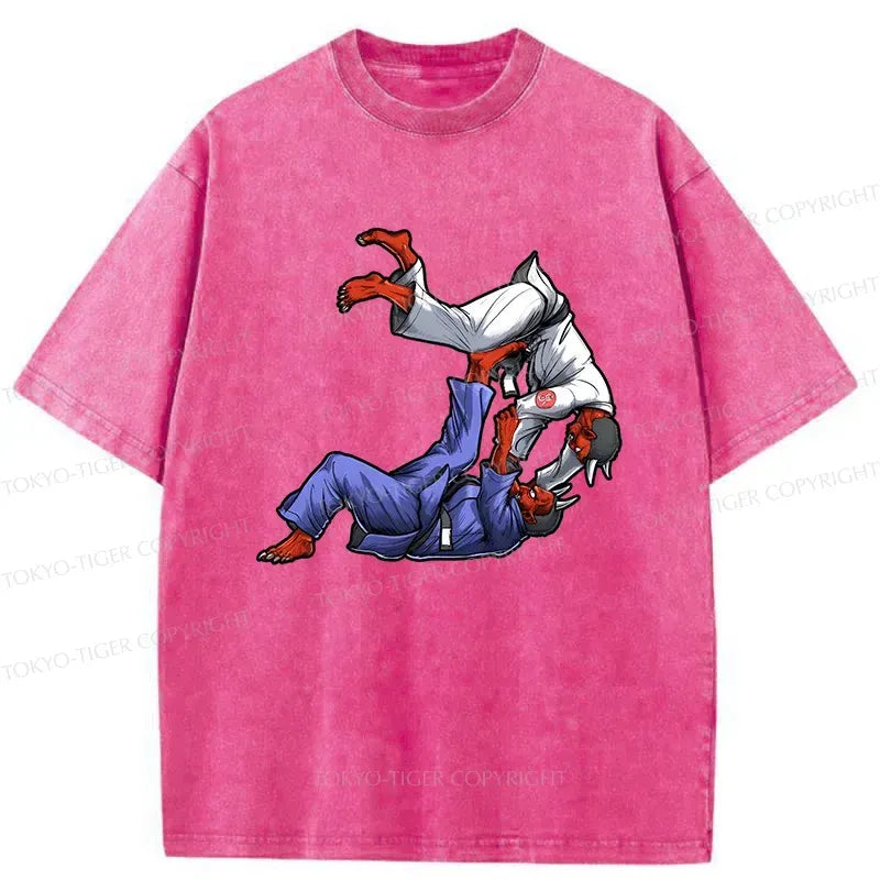 Kyoto Lion Karate Duel T-Shirt Streetwear