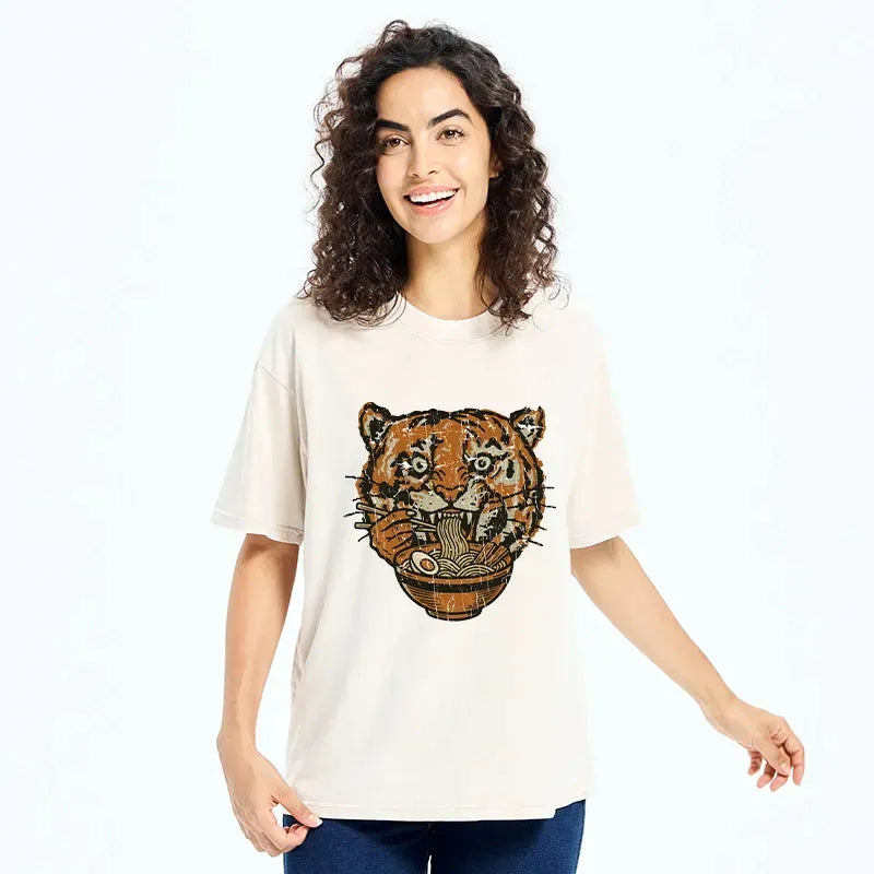 Funny Meme Washed T-Shirt for Streetwear
