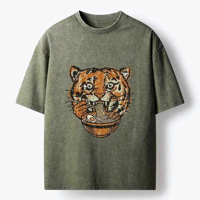 Funny Meme Washed T-Shirt for Streetwear