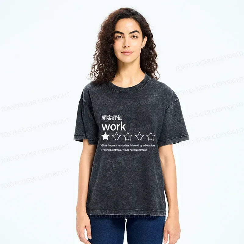 Japanese washed t-shirt for daily wear
