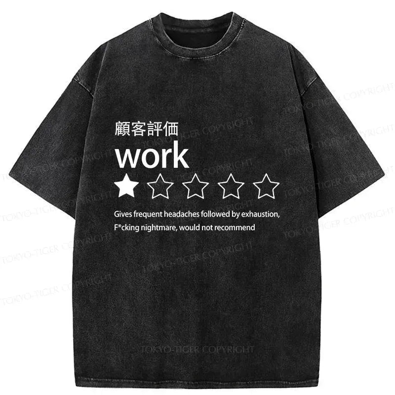 Japanese washed t-shirt for daily wear