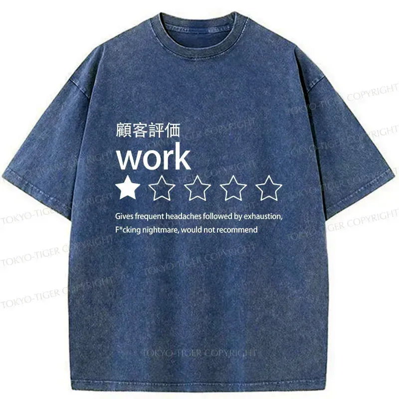 Japanese washed t-shirt for daily wear