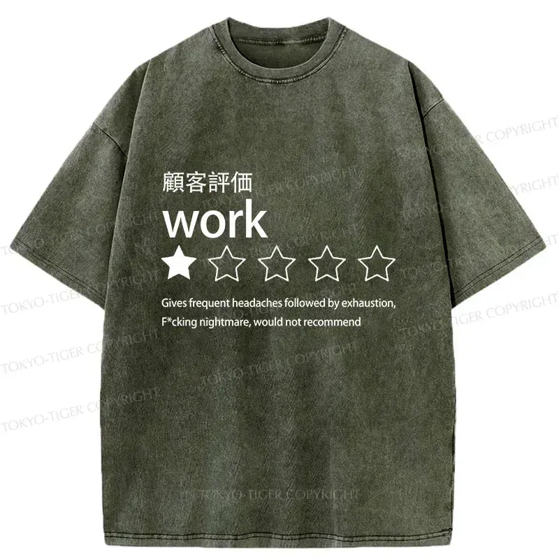 Japanese washed t-shirt for daily wear