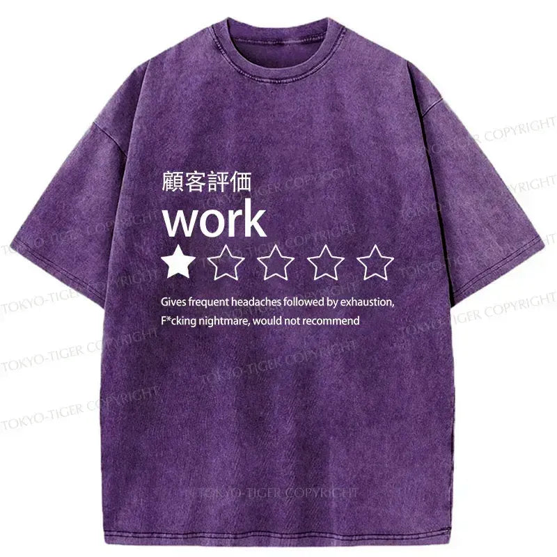 Kyoto-Lion Evaluation Work Washed T-Shirt