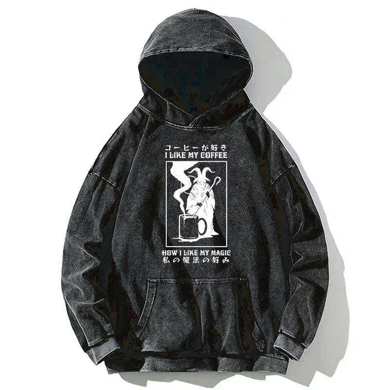 Kyoto-Lion Japanese washed hoodie for daily wear