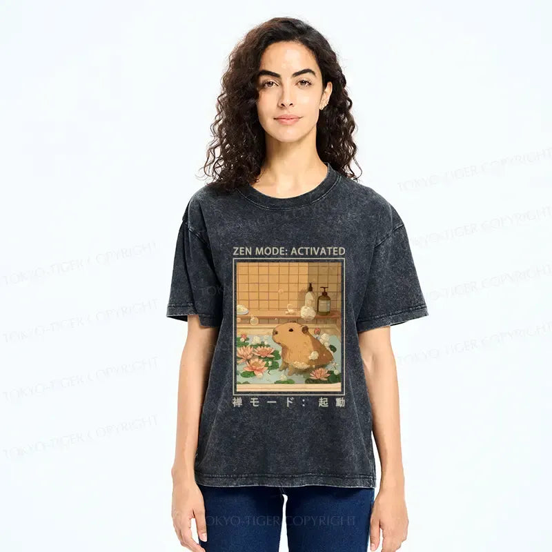 Soft Cotton Capybara T-Shirt for Summer