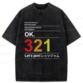 Japanese washed t-shirt for daily wear