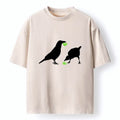 Japanese Raven Washed T-Shirt for Gift