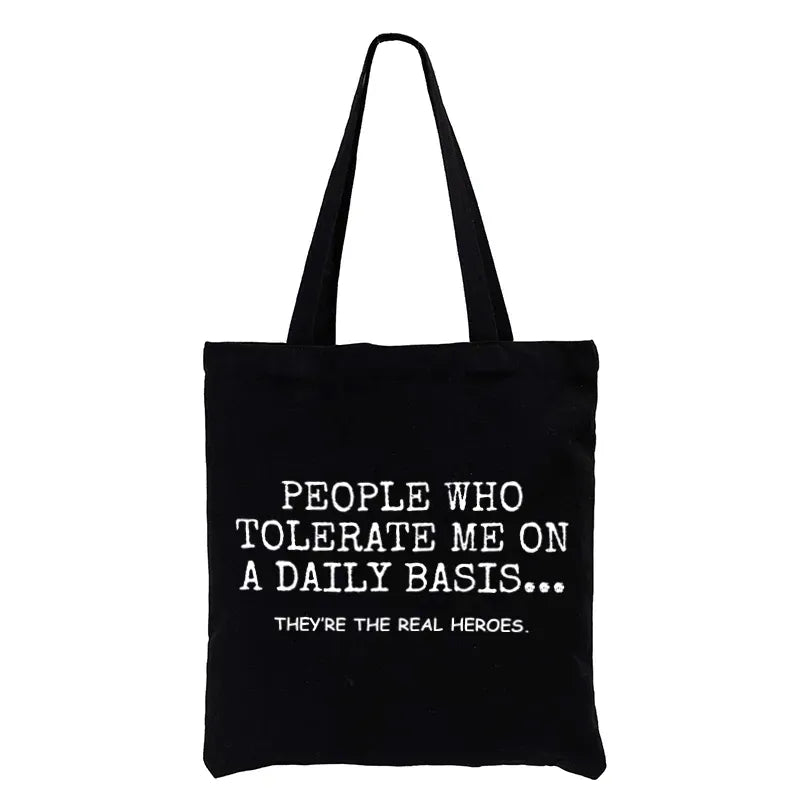 kyoto lion canvas tote for travel