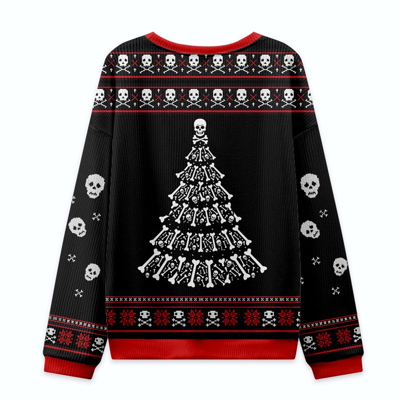 trendy japanese skull sweatshirt for christmas