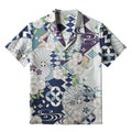 Kyoto-Lion Floral And Umbrella Aloha Hawaiian Shirt