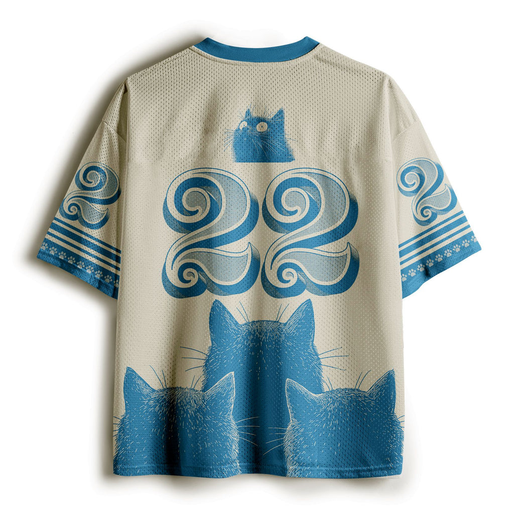 Kyoto-Lion Funny Cat£ºFour Cats Staring At You Mesh Jersey
