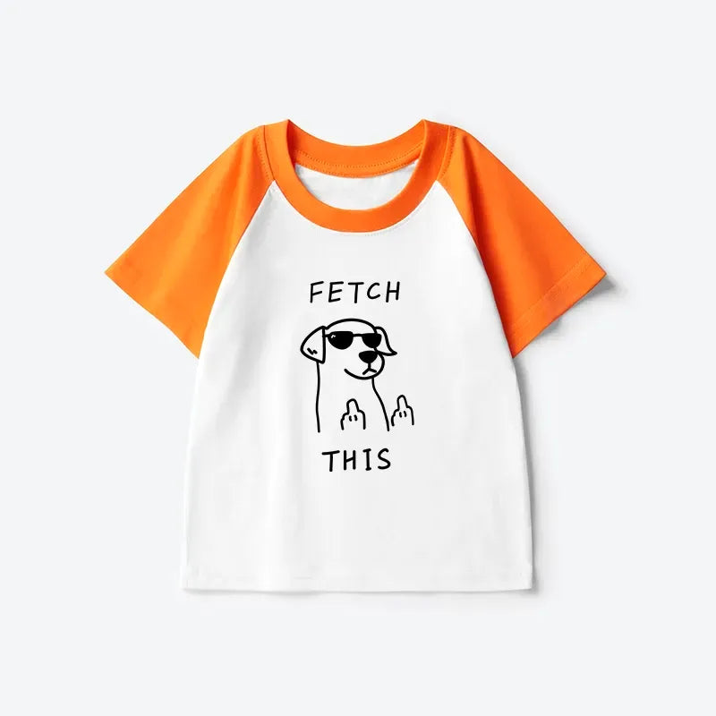 Rebellious Dog T-shirt for Kids Festival