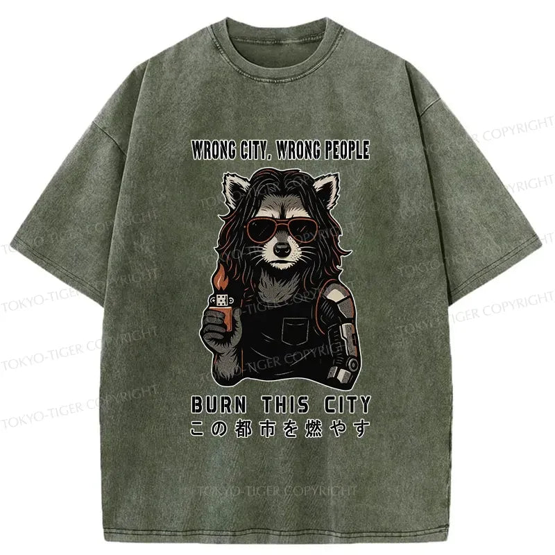 kyoto lion unisex cotton t-shirt