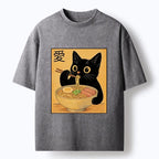 Funny Ramen Cat Meme Shirt for Anime Convention