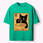 Funny Ramen Cat Meme Shirt for Anime Convention