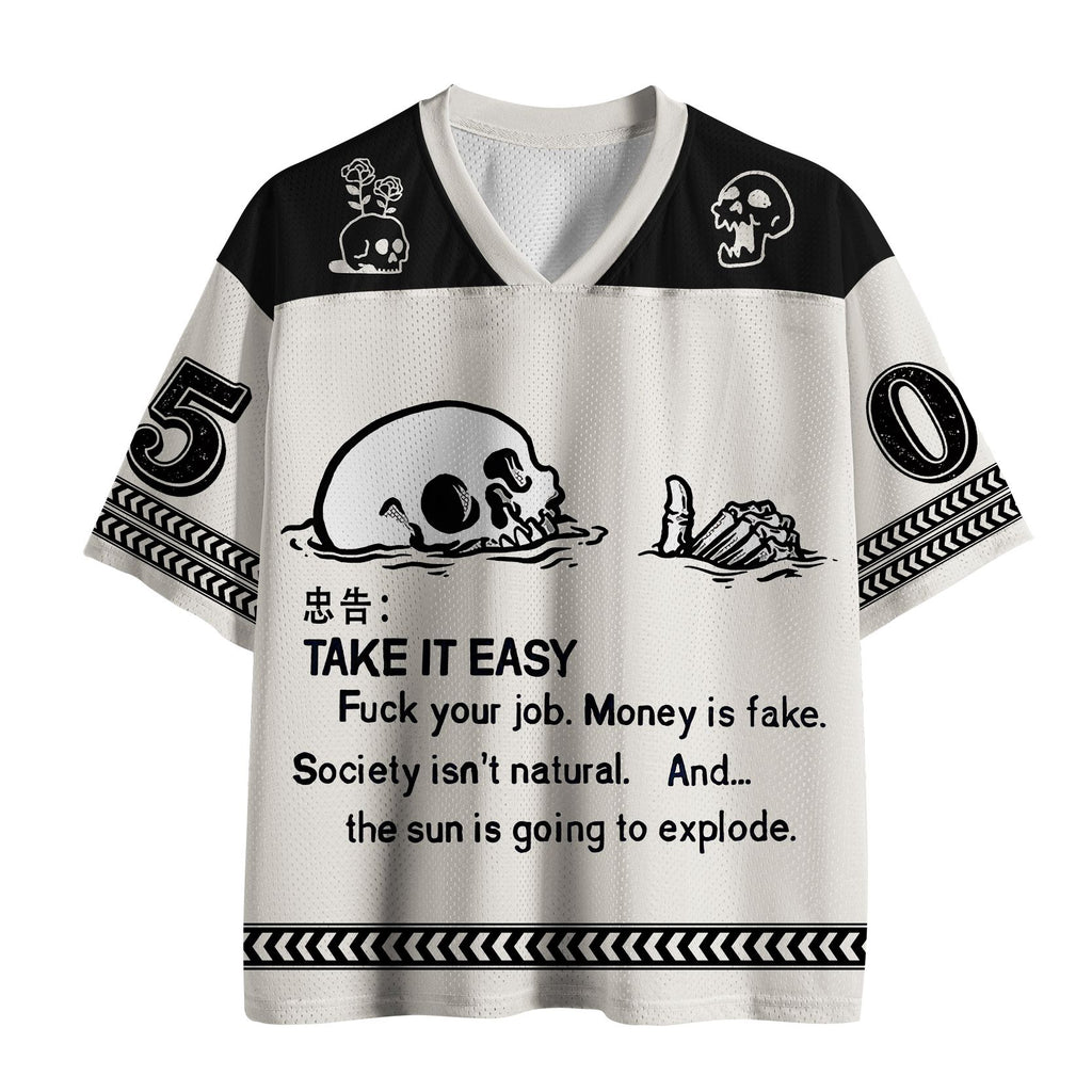 Kyoto-Lion Skeleton Ridicule Mesh Jersey