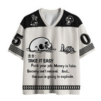 Kyoto-Lion Skeleton Ridicule Mesh Jersey