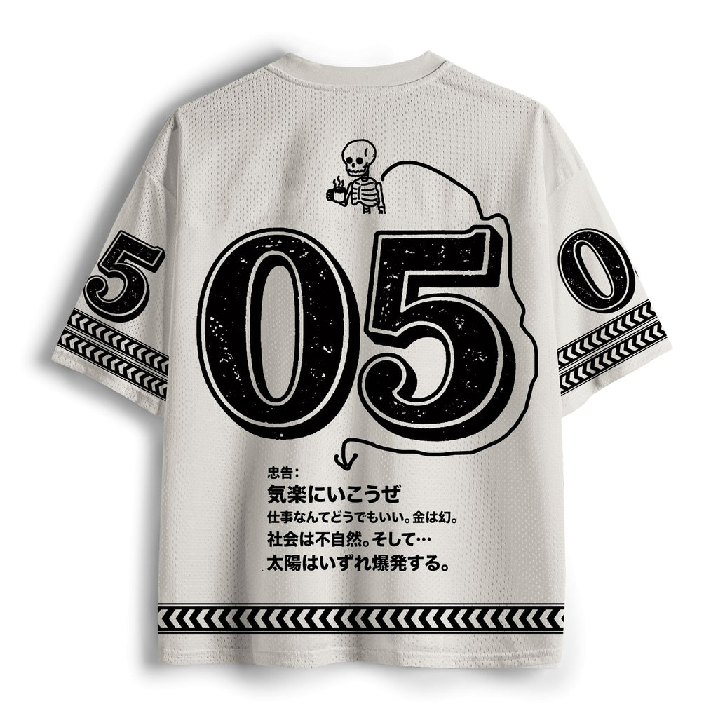 Kyoto-Lion Skeleton Ridicule Mesh Jersey