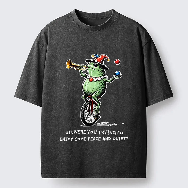 Funny Washed Unisex T-Shirt for Daily Wear