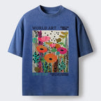 World Art Festival Washed Tee for Daily Wear