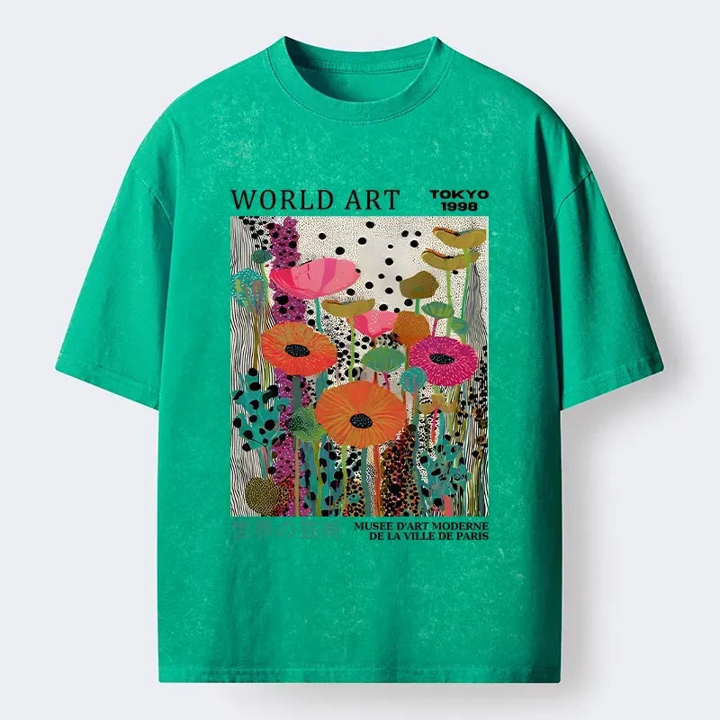 World Art Festival Washed Tee for Daily Wear