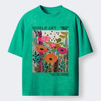 World Art Festival Washed Tee for Daily Wear