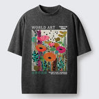 World Art Festival Washed Tee for Daily Wear