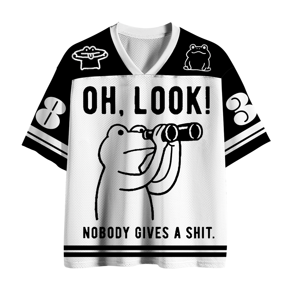 Funny Frog Mesh Jersey for Daily Wear