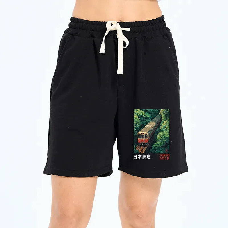 Kyoto Lion Retro Shorts for Summer Vacation