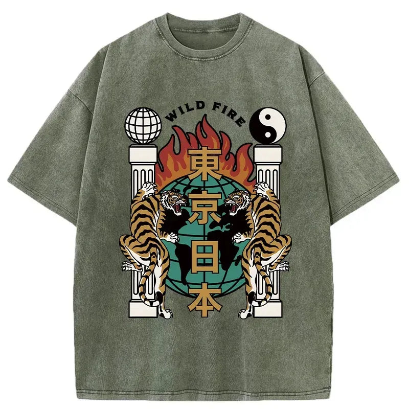 comfortable japanese streetwear t-shirt
