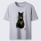 Kyoto-Lion Ink Seal Cat Portrait Classic T-Shirt
