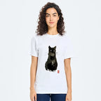 Kyoto-Lion Ink Seal Cat Portrait Classic T-Shirt