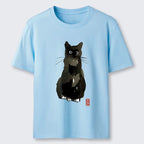 Kyoto-Lion Ink Seal Cat Portrait Classic T-Shirt