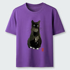 Kyoto-Lion Ink Seal Cat Portrait Classic T-Shirt