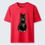 Kyoto-Lion Ink Seal Cat Portrait Classic T-Shirt
