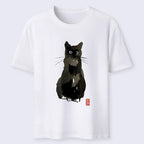 Kyoto-Lion Ink Seal Cat Portrait Classic T-Shirt