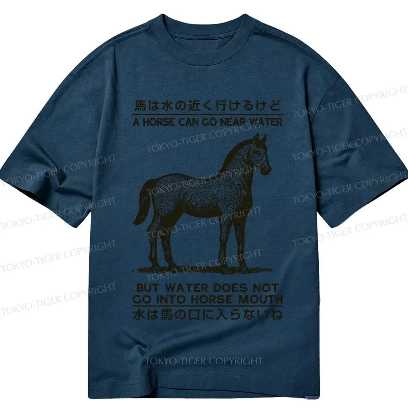 Funny Horse Japanese Classic T-Shirt for Gift Idea