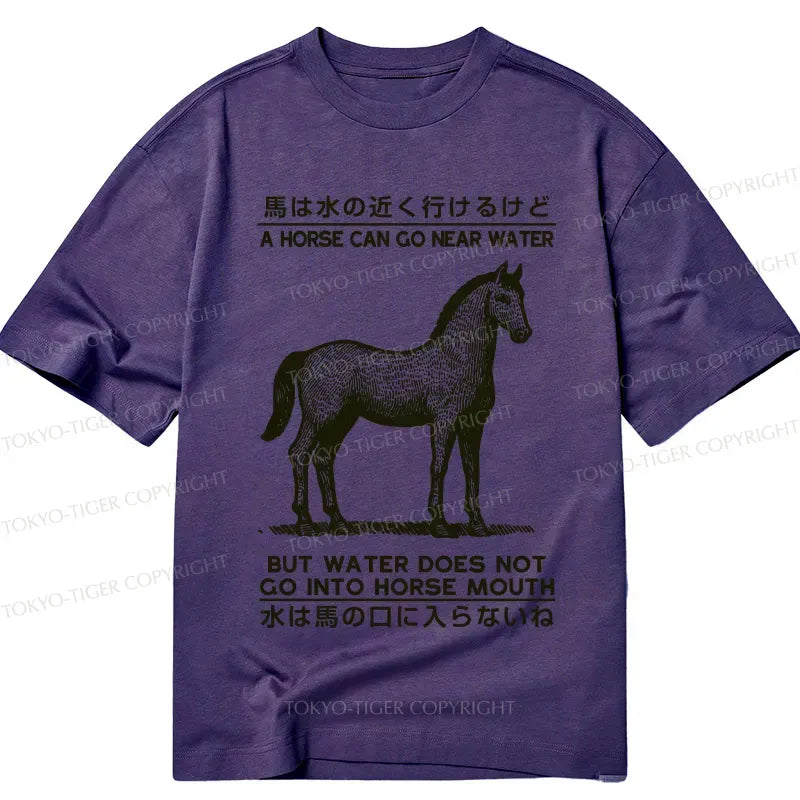Funny Horse Japanese Classic T-Shirt for Gift Idea