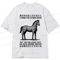 Kyoto-Lion Funny Horse And Water Saying Classic T-Shirt