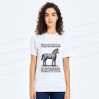 Kyoto-Lion Funny Horse And Water Saying Classic T-Shirt