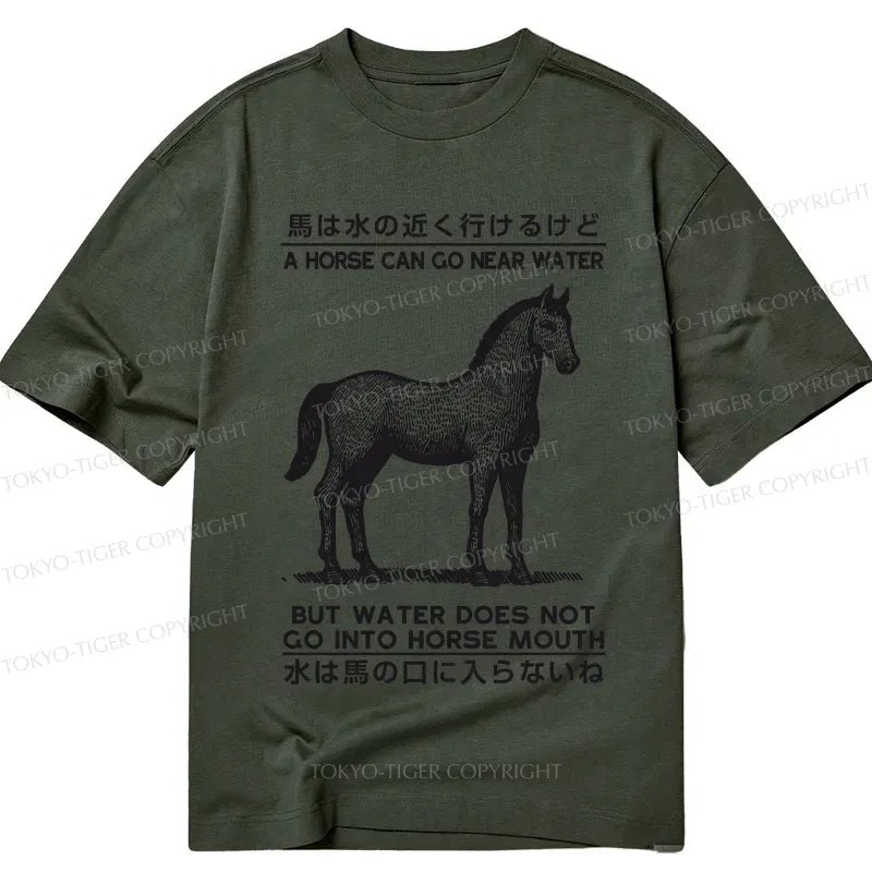 Funny Horse Japanese Classic T-Shirt for Gift Idea