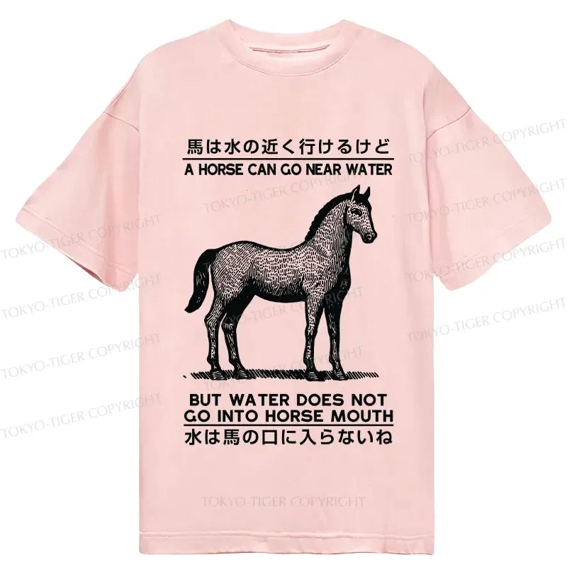 Funny Horse Japanese Classic T-Shirt for Gift Idea