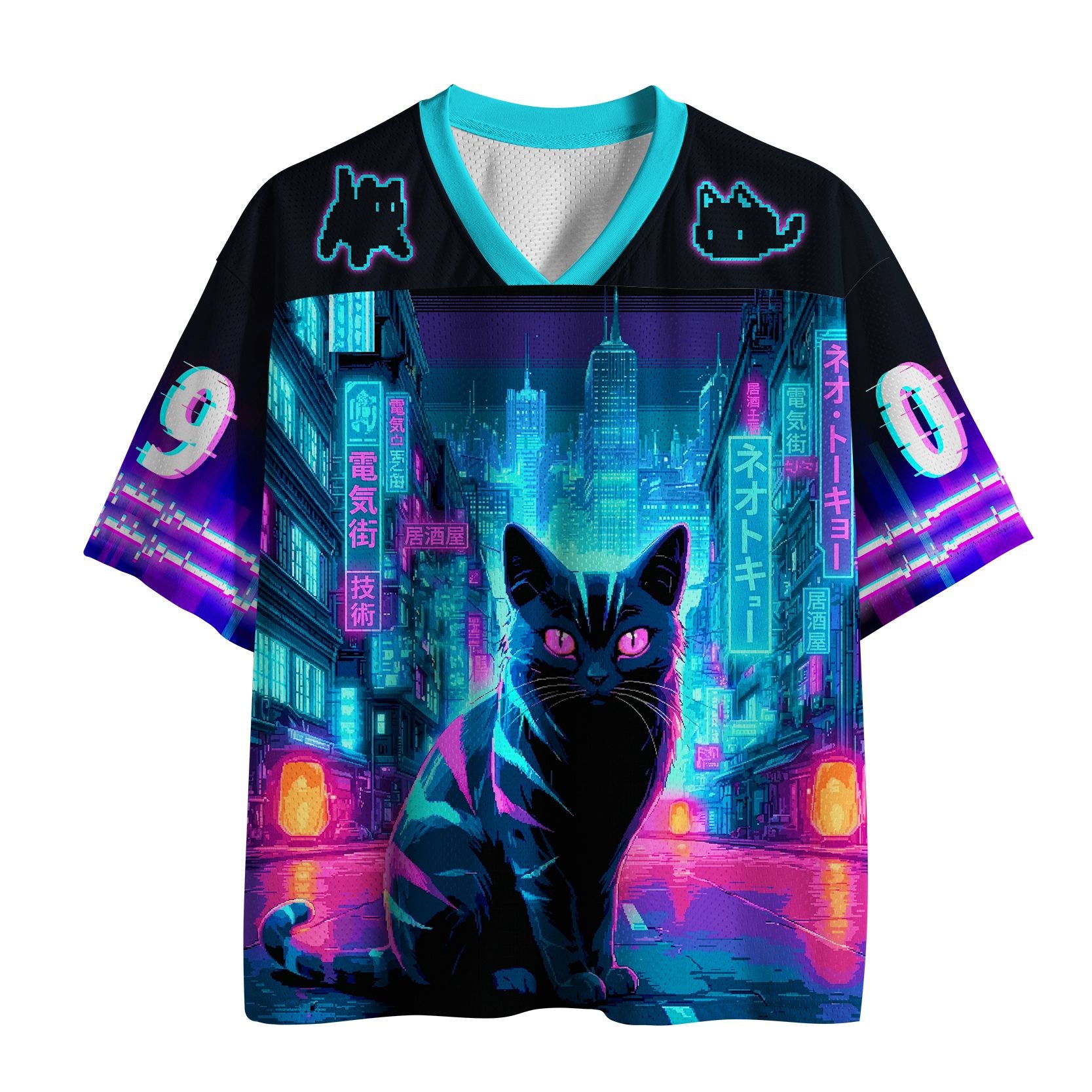 Kyoto Lion Cat Mesh Jersey for Summer