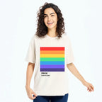 japanese art washed rainbow pride t-shirt