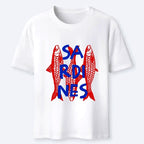 Kyoto-Lion Vibrant Red Sardines Art Classic T-Shirt