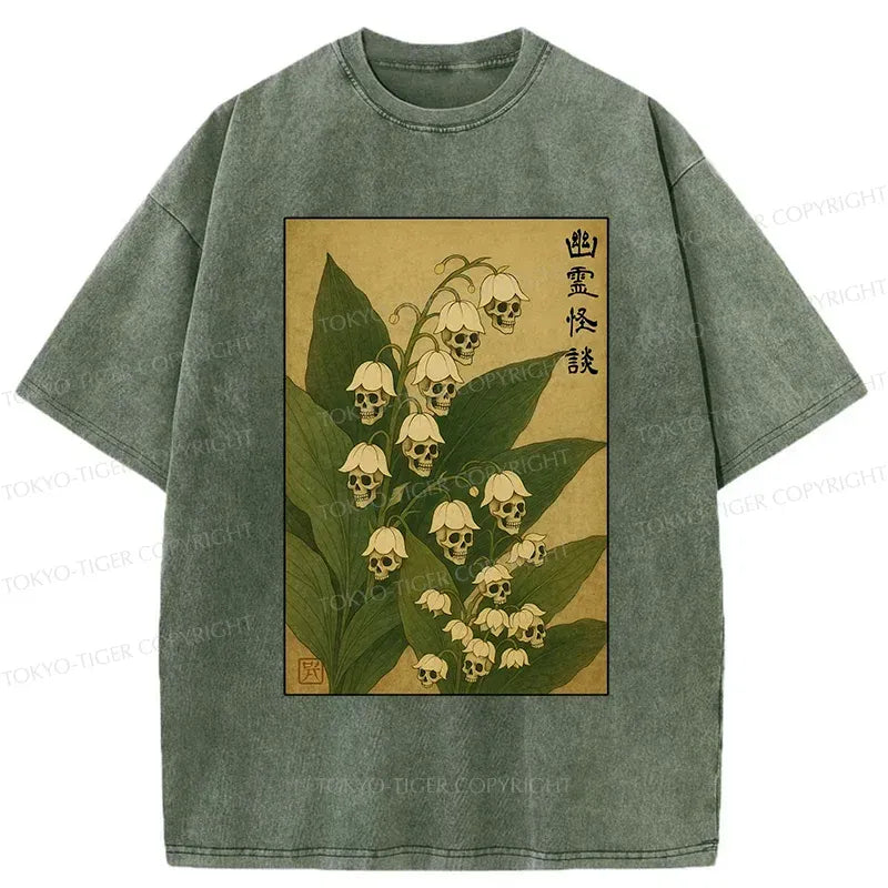 Japanese Vintage Washed T-Shirt for Summer